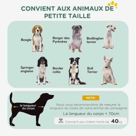 Caisse de transport acier très grand chien pliable accès double 105x70x75cm noir - ComfortXL Outdoor Living - Image 8