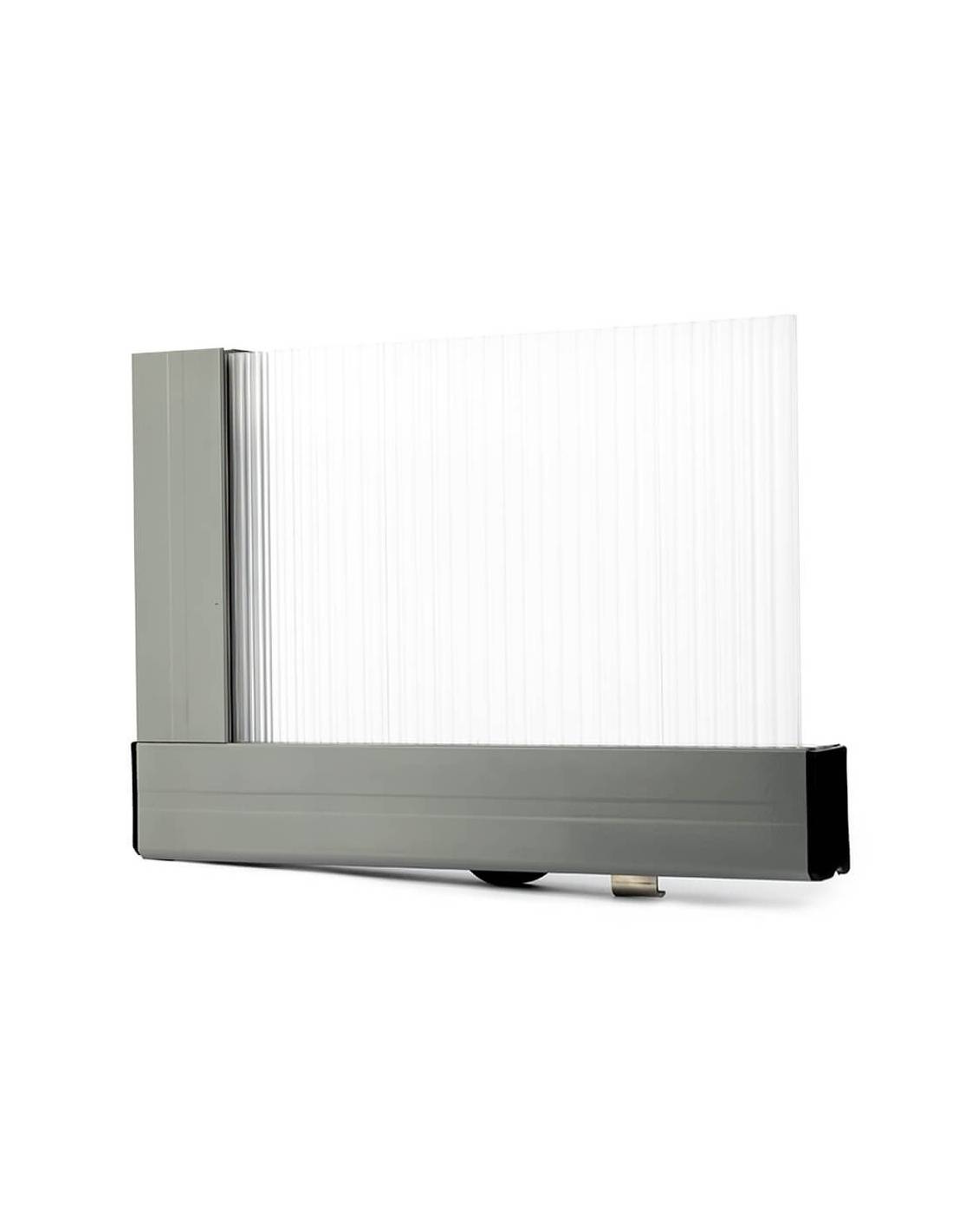 Altanka - Abri de piscine Skyline pour les modèles 5x3 m - BAS86, BAS786 - polycarbonate alvéolaire 8 mm - Couleur Ral7037 Gris  - ECO321 - Image 5