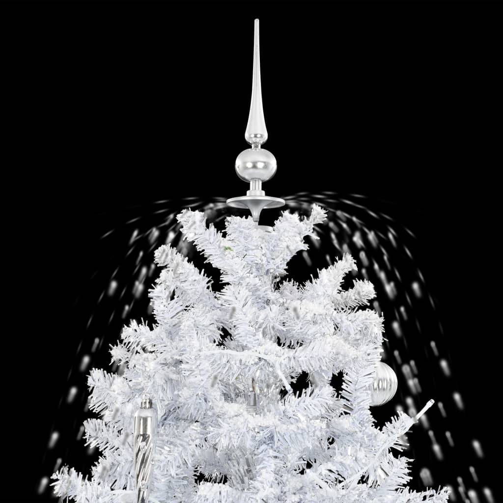 Vidaxl - Arbre de Noël neigeux avec base de parapluie Blanc 140 cm vidaXL 284334 - Image 5