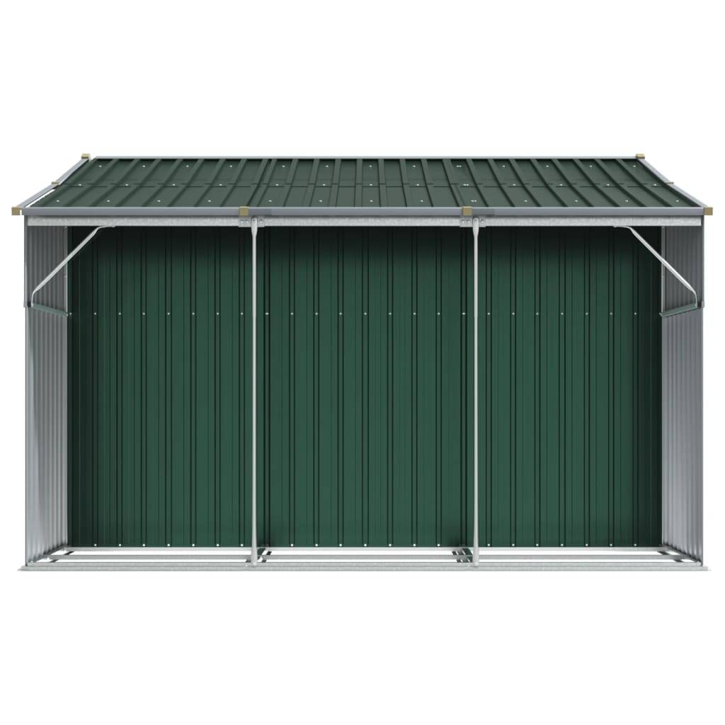 Vidaxl - Abri de jardin vert 277x279x179 cm acier galvanisé vidaXL 3188287 - Image 7