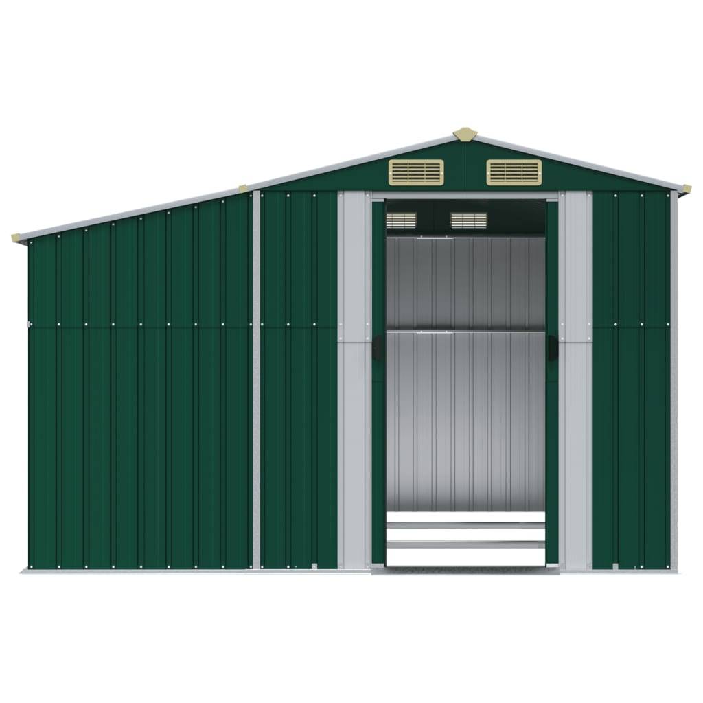 Vidaxl - Abri de jardin vert 277x279x179 cm acier galvanisé vidaXL 3188287 - Image 6