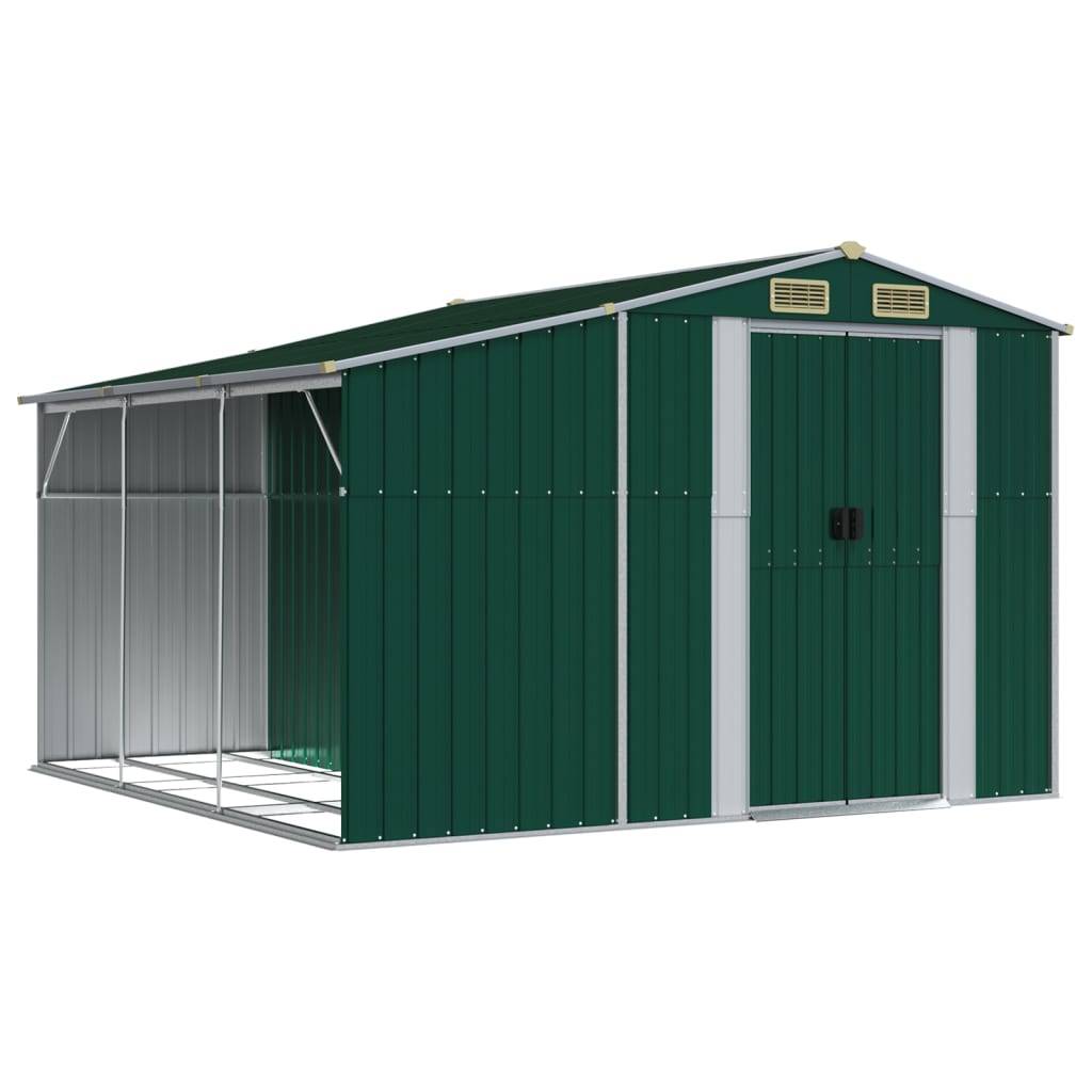 Vidaxl - Abri de jardin vert 277x279x179 cm acier galvanisé vidaXL 3188287 - Image 2