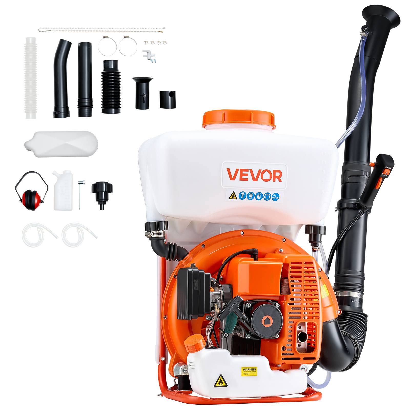 Vevor - VEVOR Pulvérisateur à Dos Thermique Brumisateur Essence Moteur 63 cc 2,1 kW 16 L - Image 1