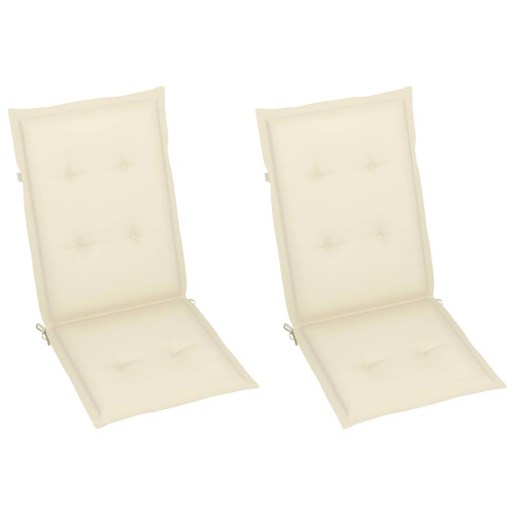 Vidaxl - Chaise à bascule avec coussins Gris Bois d'acacia massif vidaXL 3064211 - Image 6
