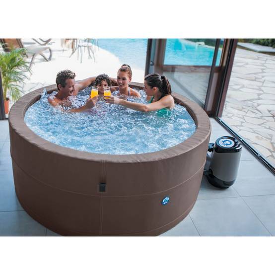 Netspa - Spa semi-rigide NetSpa Vita Premium 6 places + mobilier 5 modules – Design & confort haut de gamme - Image 8