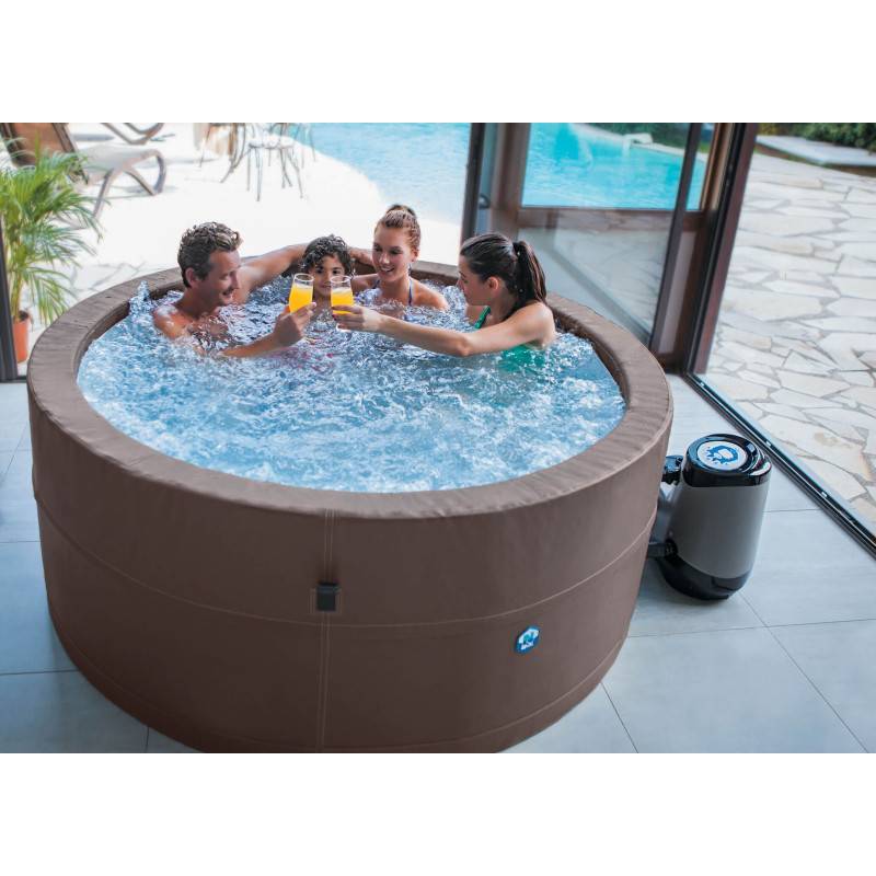 Netspa - Spa semi-rigide NetSpa Vita Premium 6 places + mobilier 5 modules – Design & confort haut de gamme - Image 8