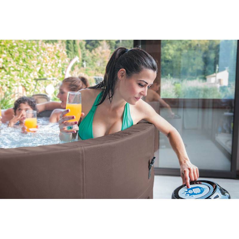 Netspa - Spa semi-rigide NetSpa Vita Premium 6 places + mobilier 5 modules – Design & confort haut de gamme - Image 10