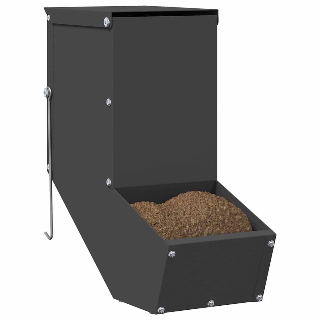 Vidaxl - Distributeur pour lapins Noir 12,5 x 26 x 28,5 cm vidaXL 874597 - Image 4