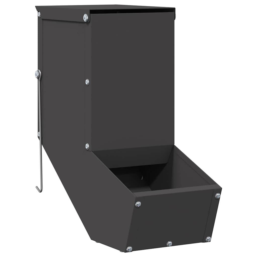 Vidaxl - Distributeur pour lapins Noir 12,5 x 26 x 28,5 cm vidaXL 874597 - Image 2