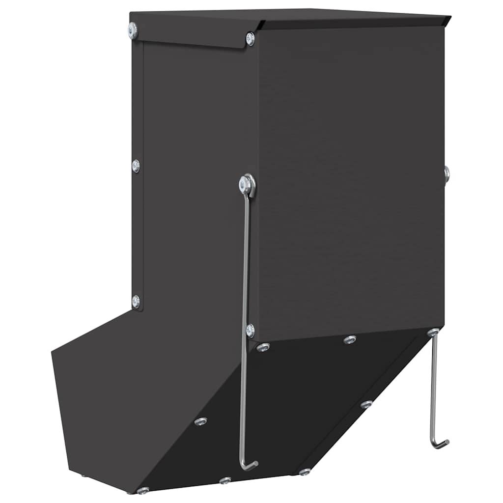 Vidaxl - Distributeur pour lapins Noir 12,5 x 26 x 28,5 cm vidaXL 874597 - Image 7