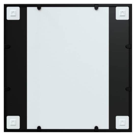 Miroir mural noir 60x60 cm métal Maison Chic - Image 4