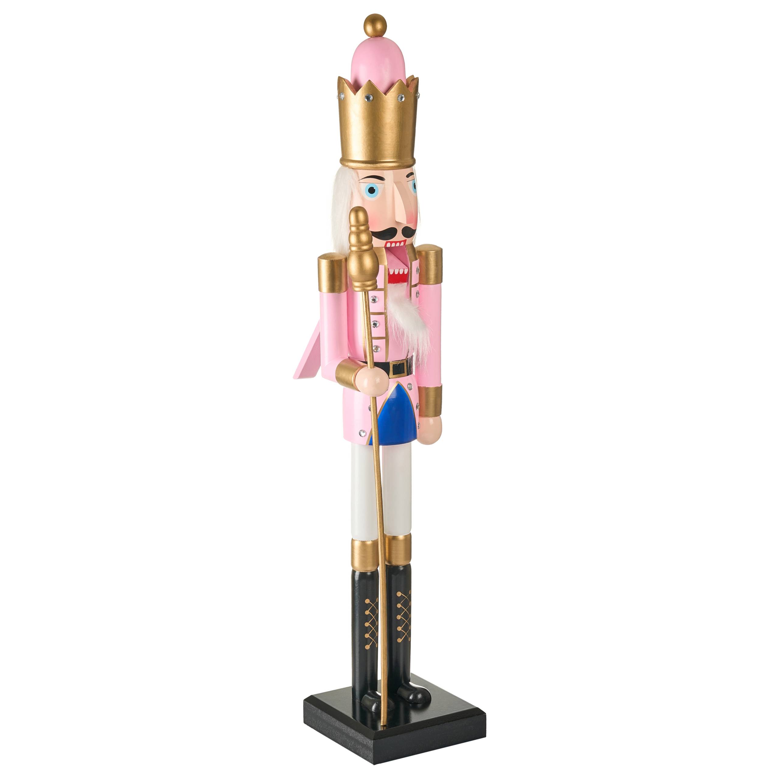 Beliani - Accessoire Décoratif Bois de pin Rose TROSAAN - 17x17x90- Beliani - Image 4