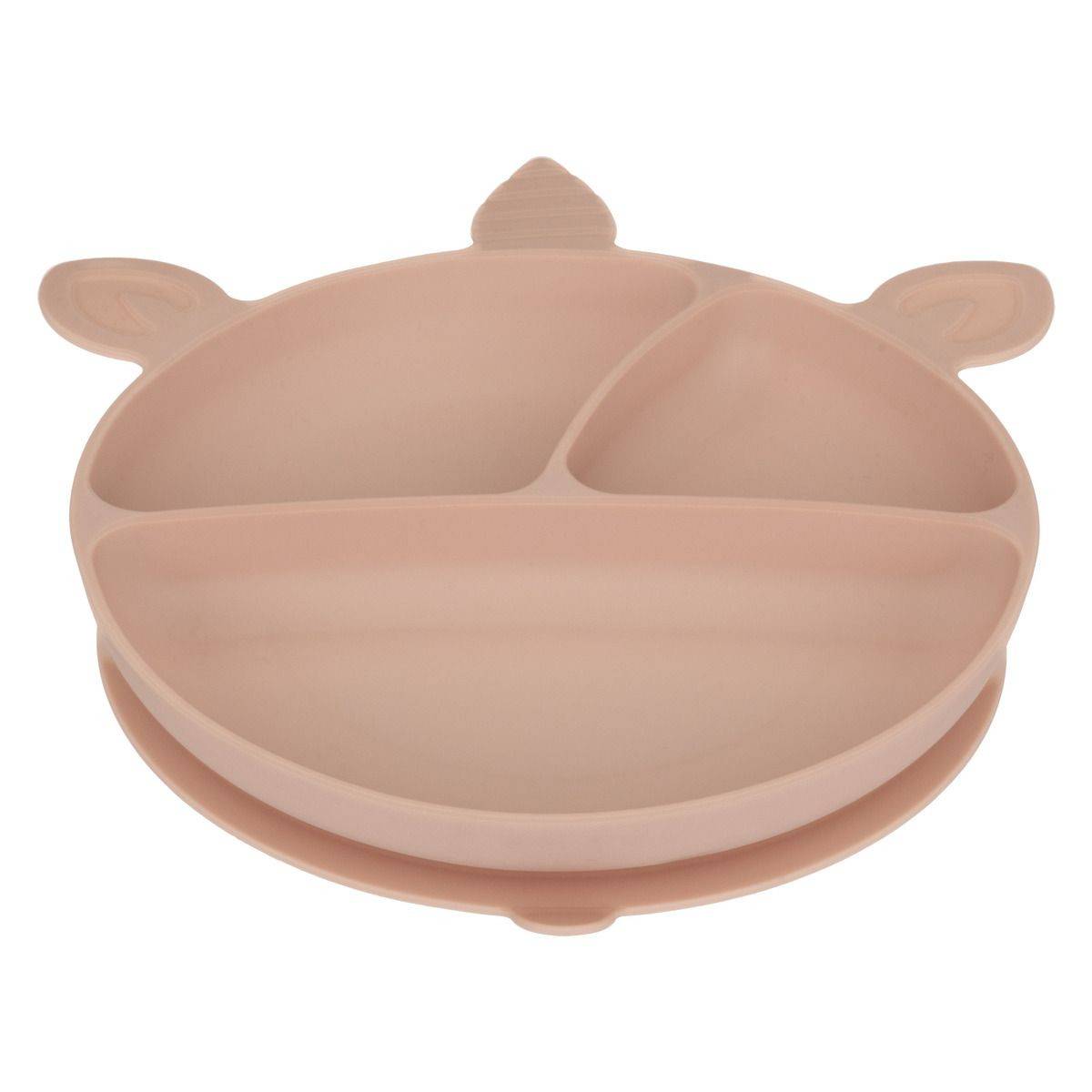 Set Repas Enfant "Silicone" 17cm Rose - Image 2