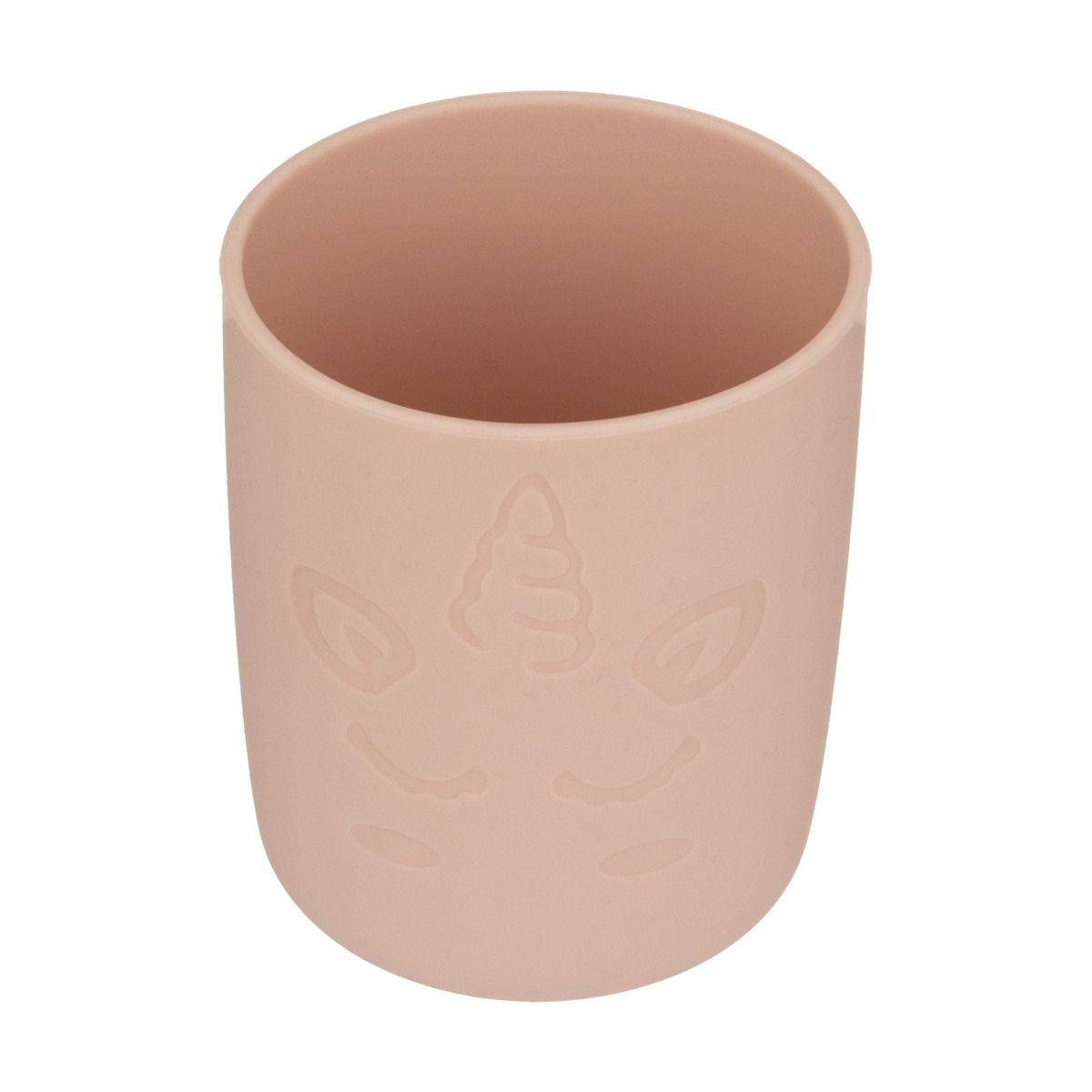 Set Repas Enfant "Silicone" 17cm Rose - Image 4