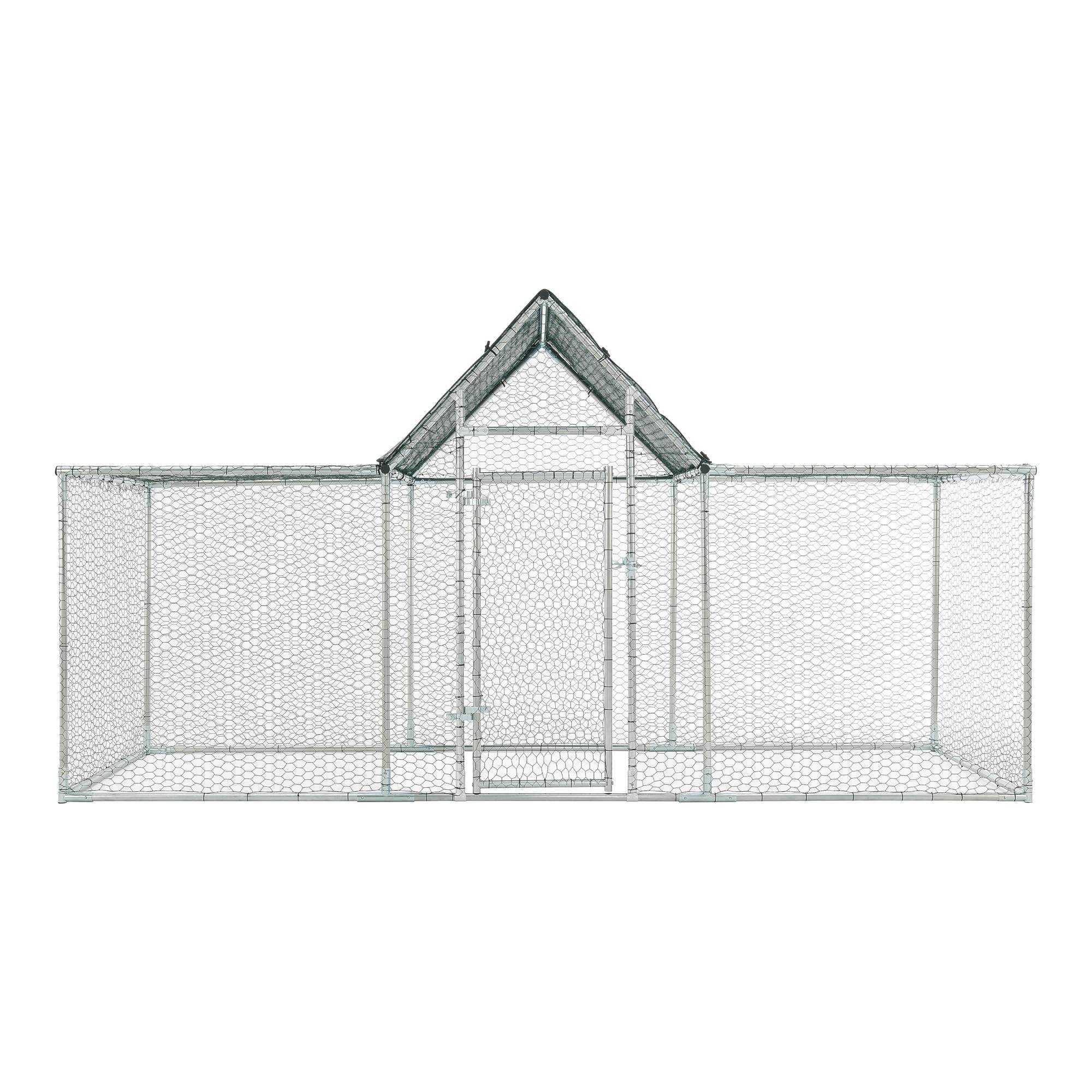 Pro.Tec - Enclos Extérieur Arguin Volière 300 x 100 x 100 - 150 cm Argent Vert [pro.tec] - Image 4