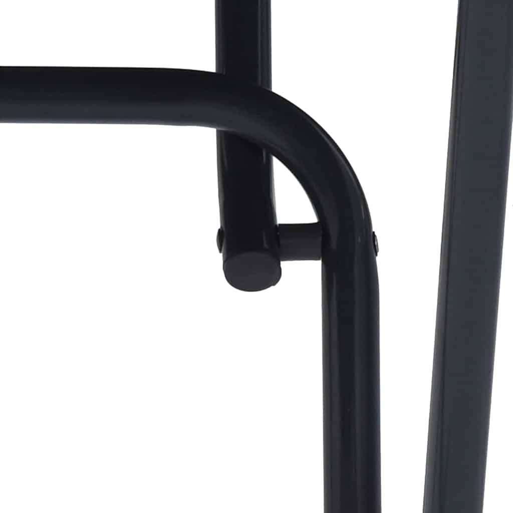 ComfortXL - Table de Jardin Ronde Pliante Ø50cm Anthracite, Table de Bistrot en Métal pour Balcon ou Intérieur – ComfortXL Outdoor Living - Image 8