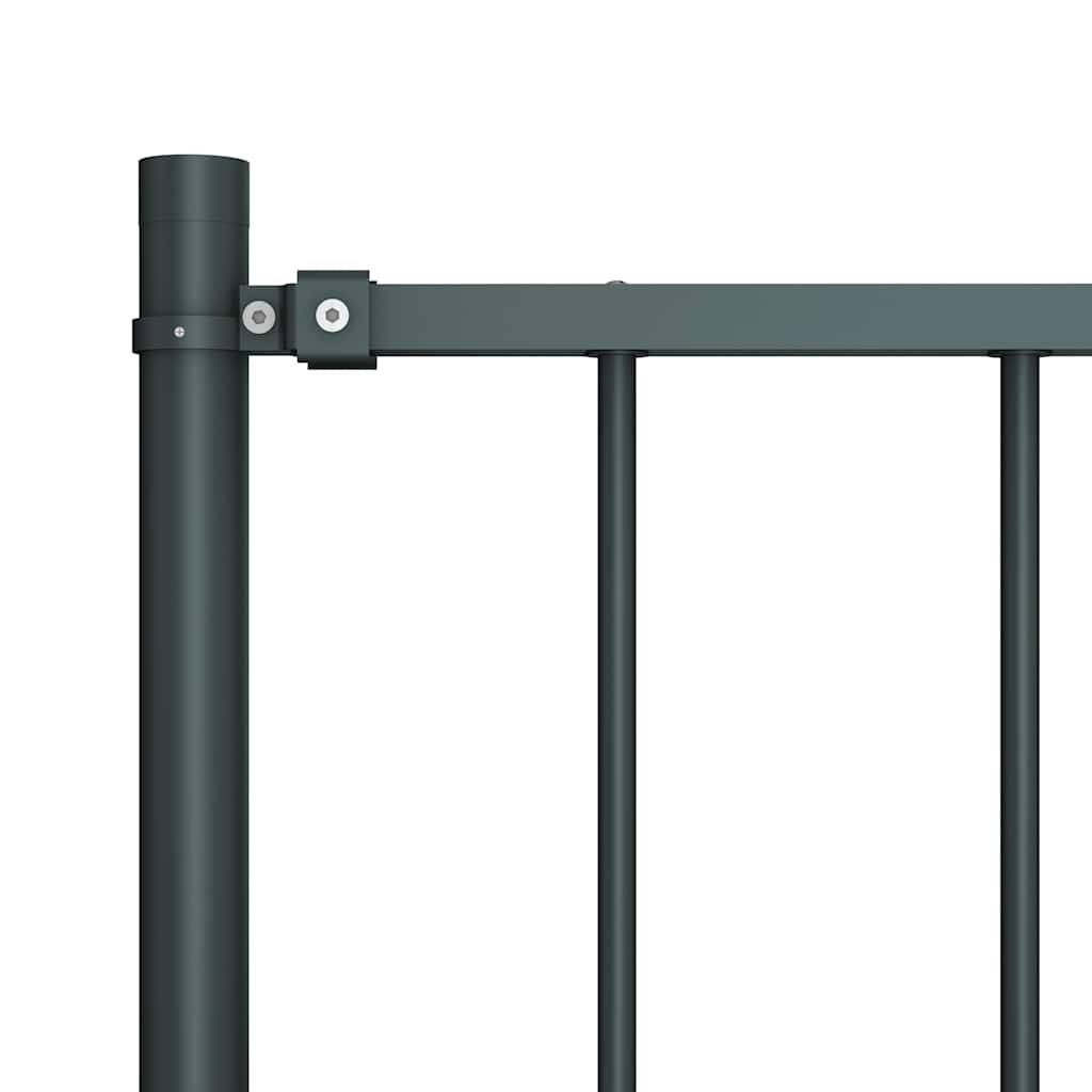 PANGIVO - Panneau de clôture acier thermolaqué anthracite 170 x 125 cm avec poteaux - PANGIVO - Image 3