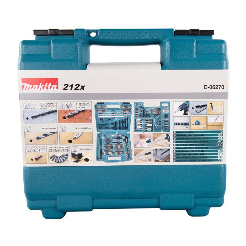 Coffret d’embouts, forets et mèches MAKITA E-06270 (212 pièces) Makita - Image 4