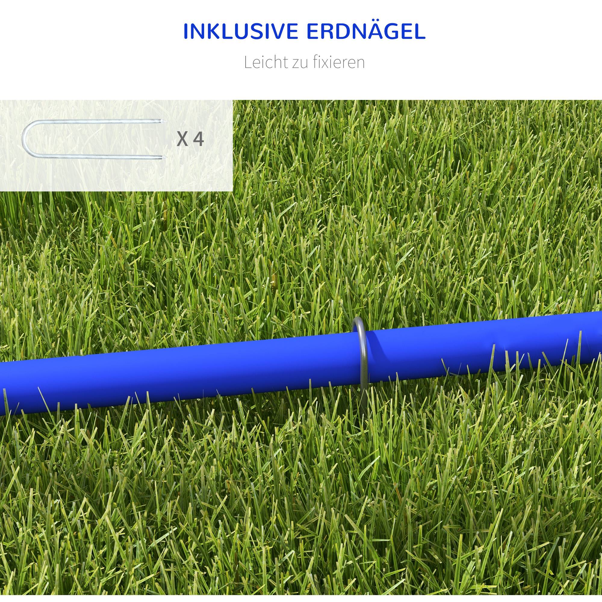 Kit d'agility pour chien plastique bleu et jaune 88 x 64 x 95 cm - PANGIVO - Image 7