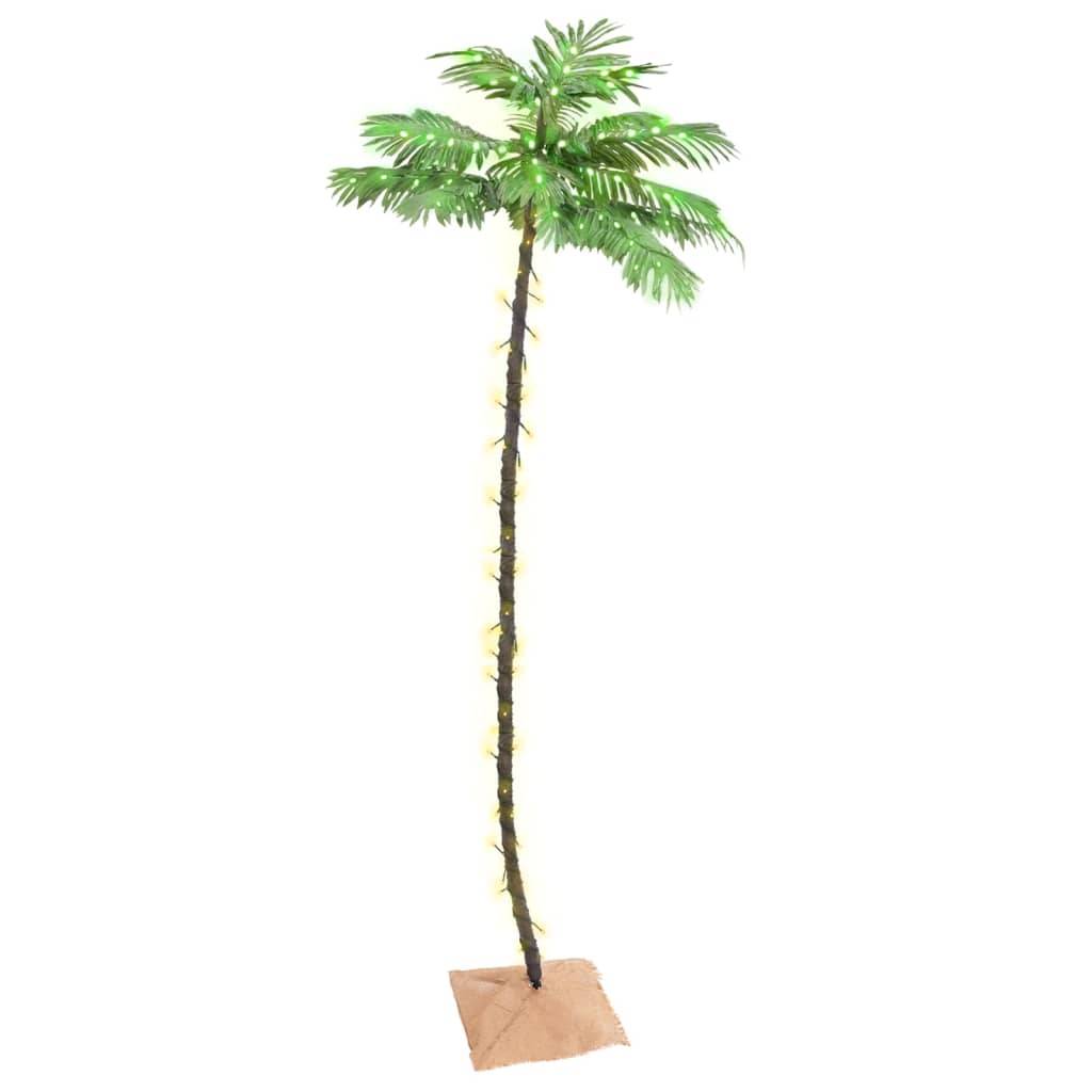 Vidaxl - Palmier à LED 192 LED Blanc chaud 300 cm vidaXL 345140 - Image 1