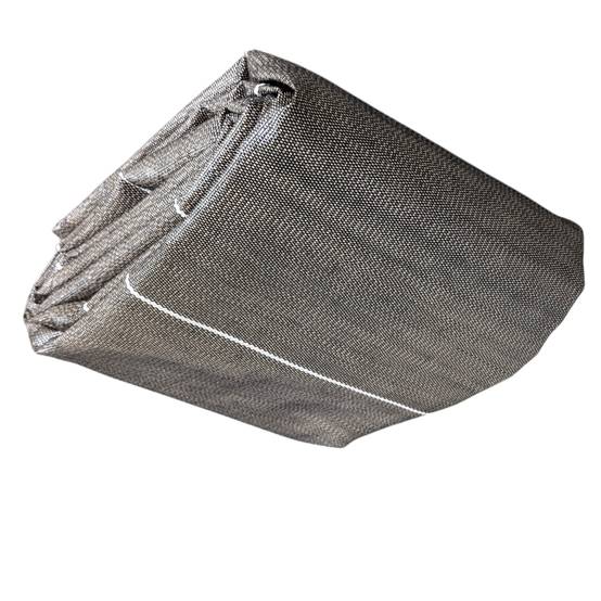 Toile de paillage 130g/m2 Longueur 20m Largeur 4,15m anti mauvaises herbes Geotextile Marron ZENLYS Grande Largeur 4M très épaisse - Image 5