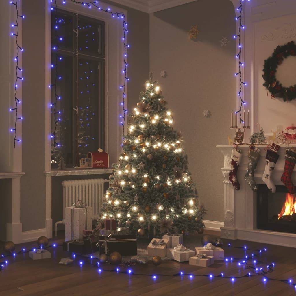 Guirlande Lumineuse LED 600 Lampes Éclairage de Fête Bleu 60 m – ComfortXL Outdoor Living - Image 1