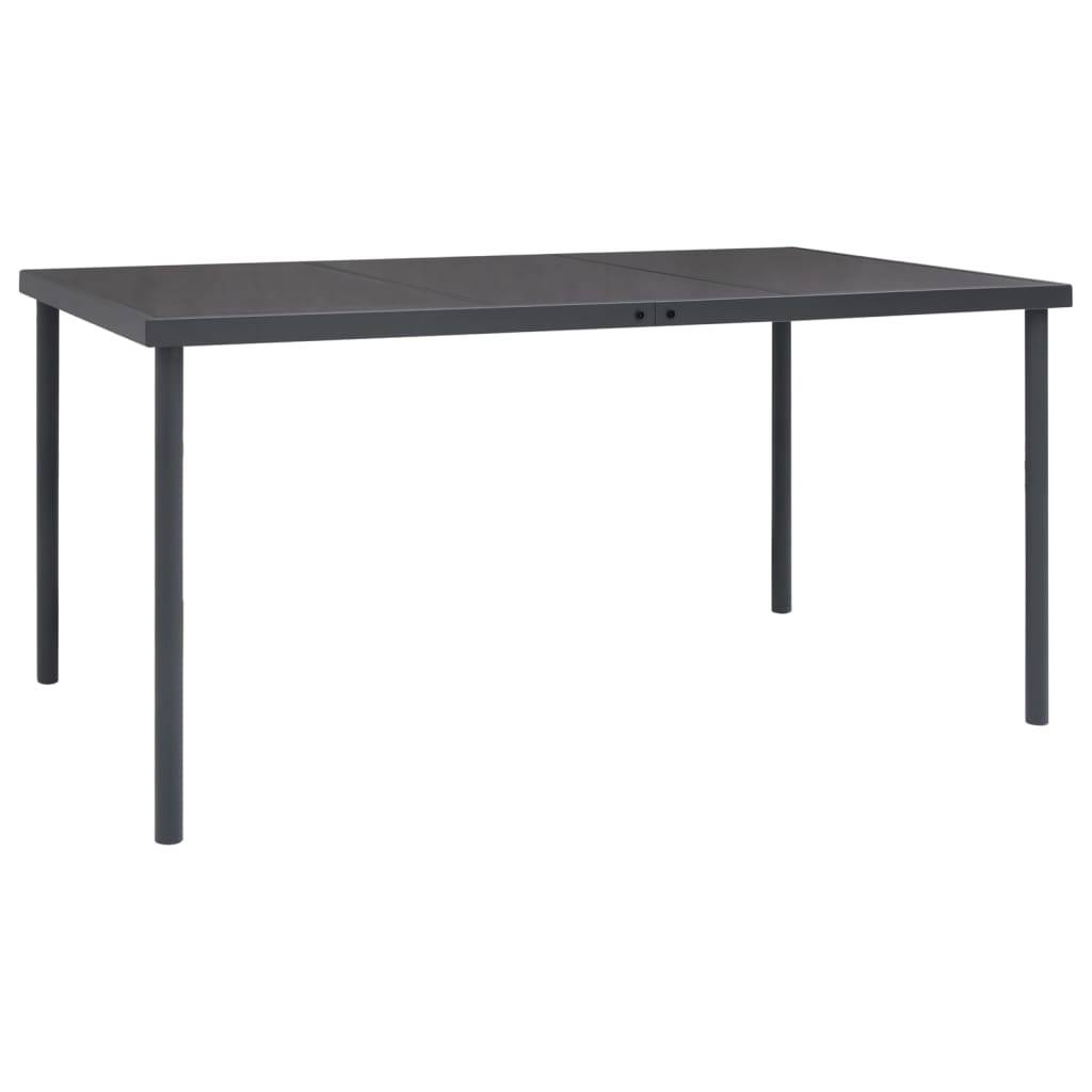 Vidaxl - Mobilier de salle à manger d'extérieur 7 pcs Acier vidaXL 3073517 - Image 9