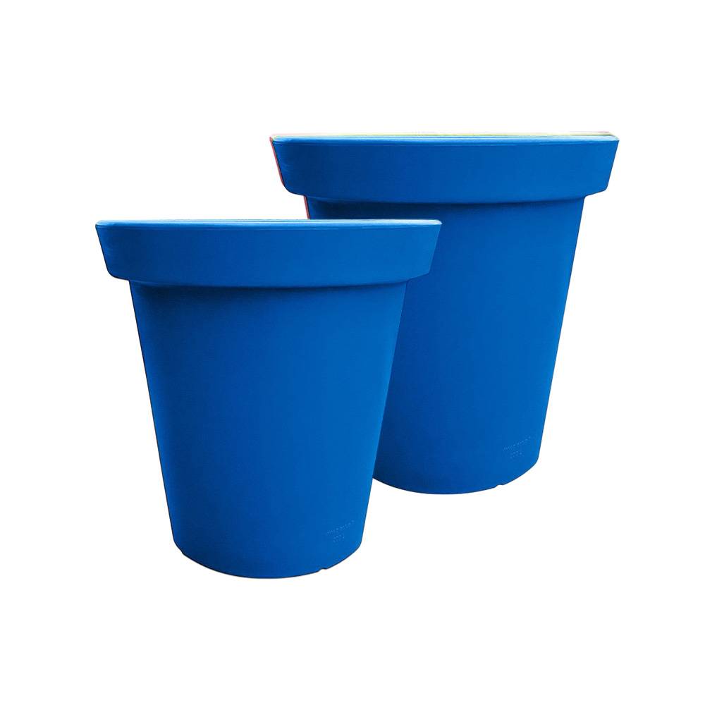 Plast'Up Rotomoulage - Pot de fleurs rond xxl delight 75l- lot de 2 - Image 1