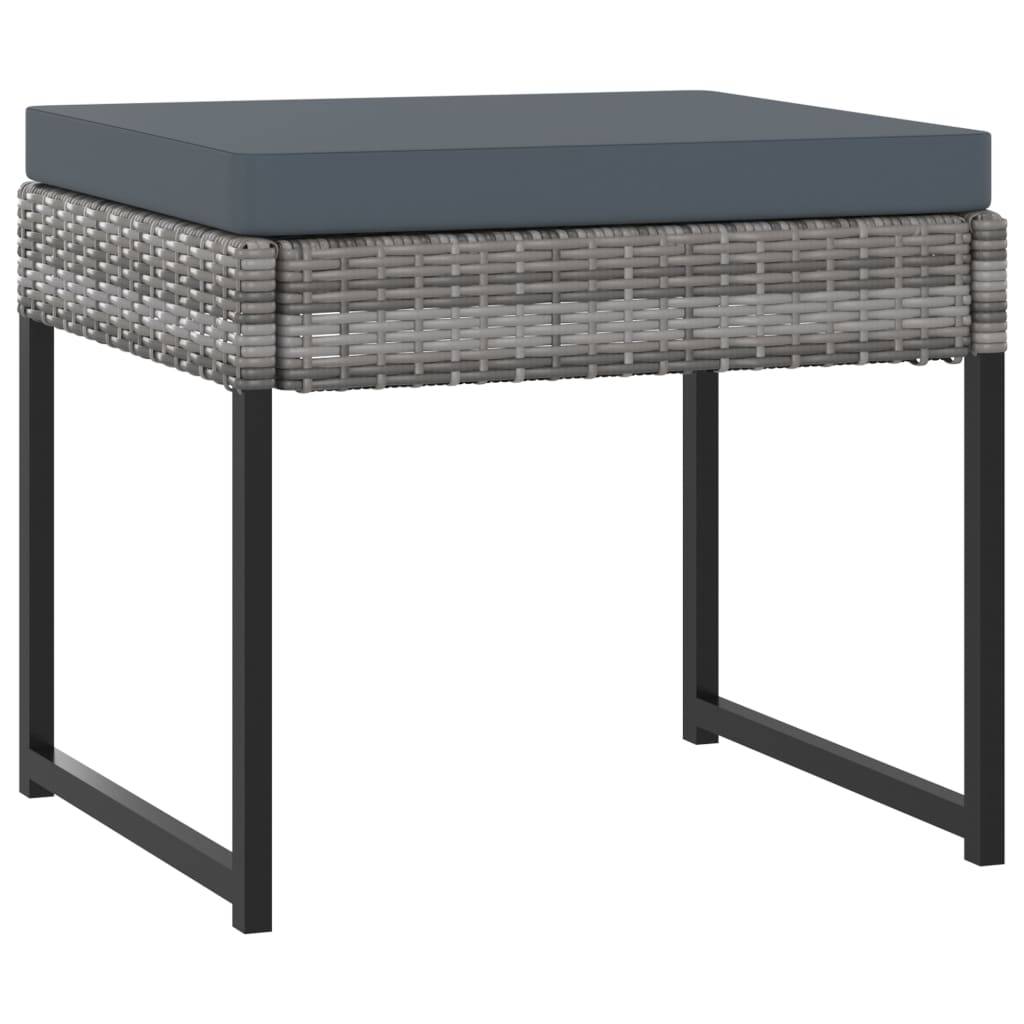Vidaxl - Ensemble à manger de jardin coussins 13 pcs Résine tressée Gris vidaXL 313102 - Image 8