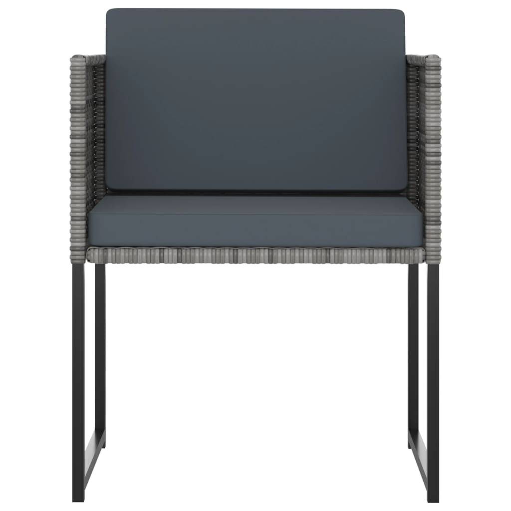 Vidaxl - Ensemble à manger de jardin coussins 13 pcs Résine tressée Gris vidaXL 313102 - Image 10