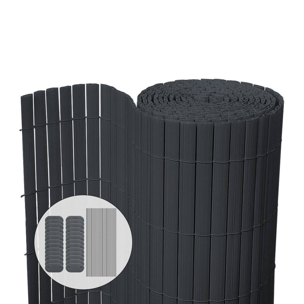 Brise vue occultant en HDPE 230g/m² 1.5x10m avec attaches de fixation – FR
