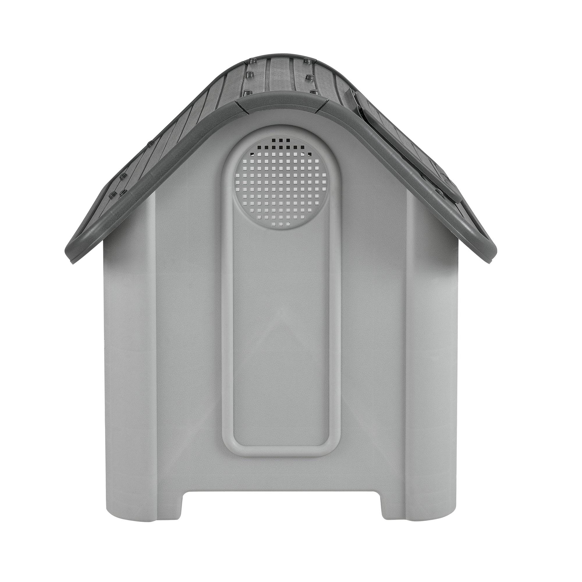 Helloshop26 - Niche PVC avec trou d'aération gris et noir 87 x 72 x 75,5 cm - Image 4