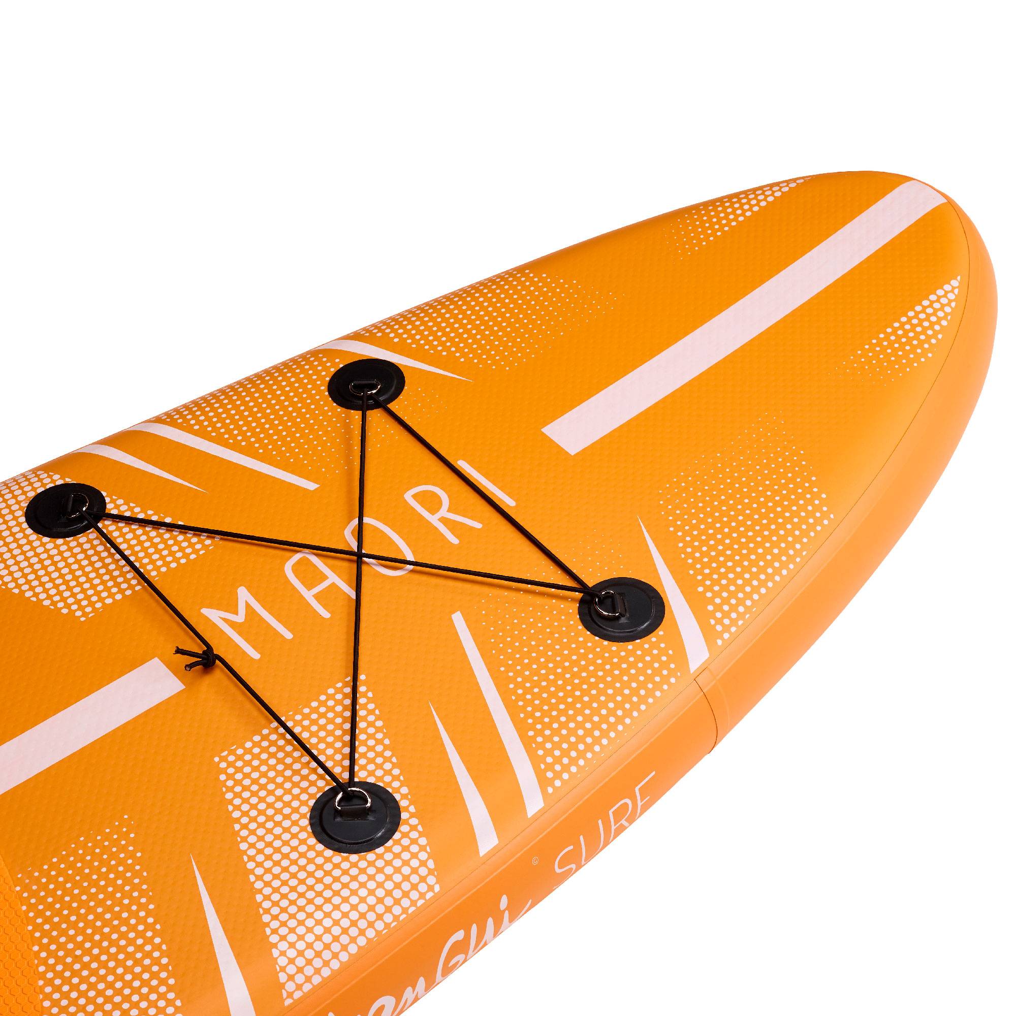 Kangui - KANGUI Stand up Paddle 335cm SUP gonflable + pagaie + sac à dos + pompe haute pression + leash + kit de réparation- MAORI - Image 5