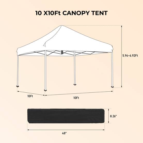 Tonnelle pliante de jardin en acier imperméable anti-UV avec 4 murs 3x3m bleu - ComfortXL Outdoor Living - Image 3