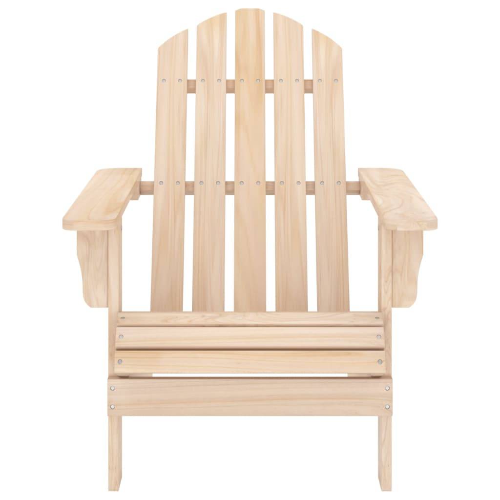 ComfortXL - Chaise Longue Adirondack Bois de Sapin avec Repose-pieds et Table Naturel – ComfortXL Outdoor Living - Image 9