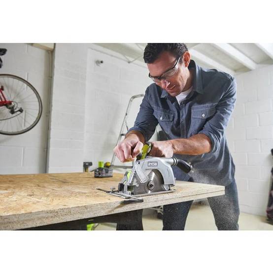 Ryobi - Scie circulaire RYOBI 18V One+ - sans batterie ni chargeur R18CS-0 - Image 4