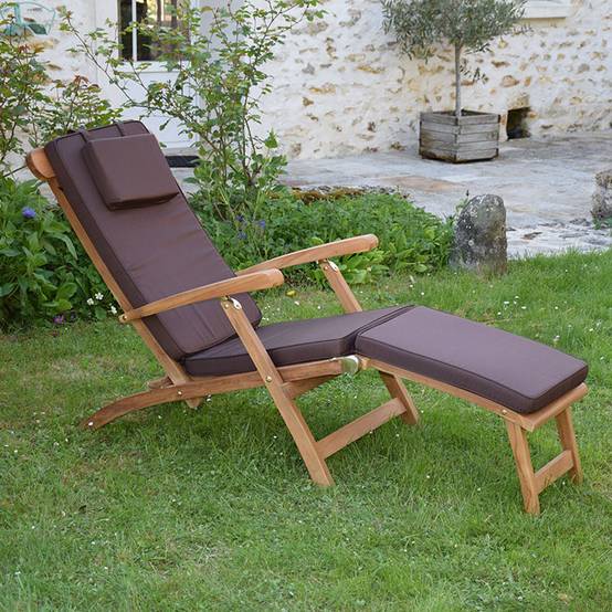 Matelas Chocolat pour Chaise longue - TECK'Attitude - Image 2