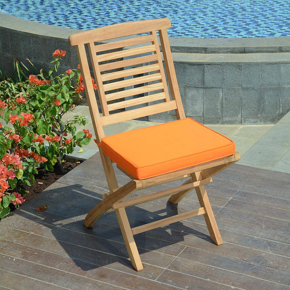 Coussin Orange pour chaises et fauteuils pliants - TECK'Attitude - Image 5