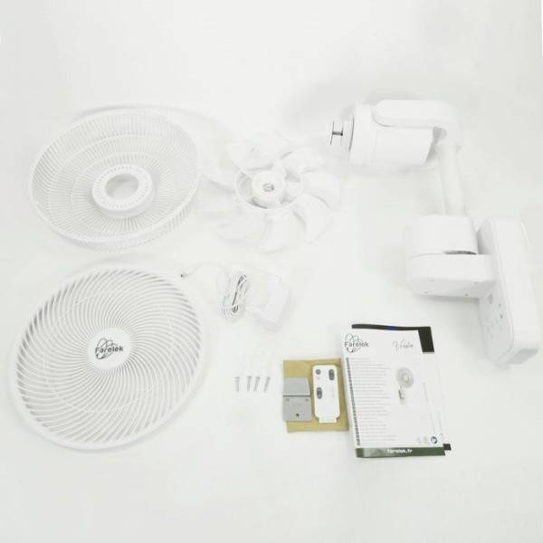 Ventilateur de Plafond - Plafonnier Ventilateur - Mural - FARELEK - Voralia Ø30 cm - 36 W - Image 5