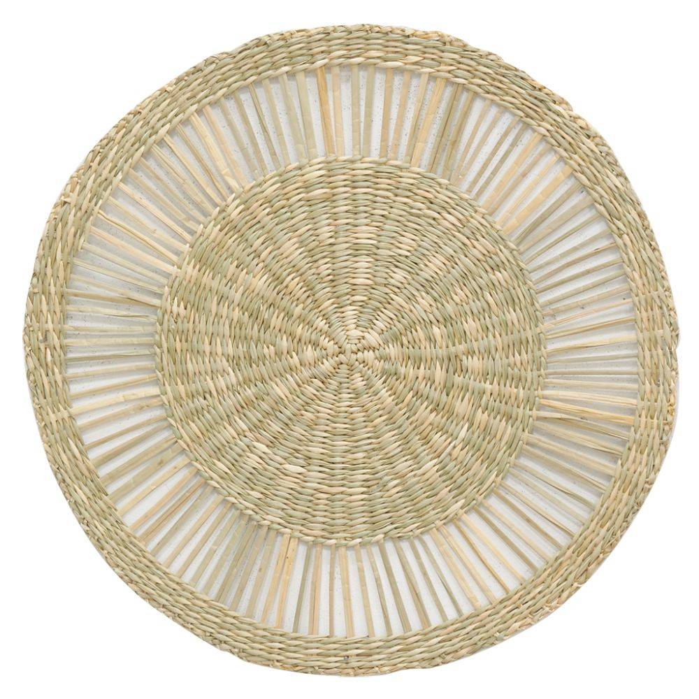Aubry Gaspard - Sets de table en jonc de mer naturel ajouré - Image 4