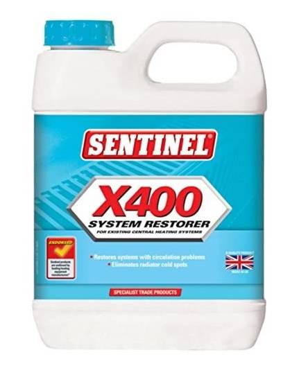 Désembouant pour chauffage central X400 bidon de 1L - SENTINEL - X400L-12X1L-EXPB - Image 1