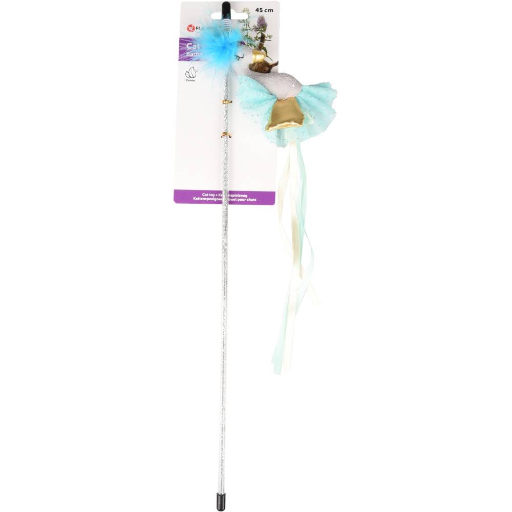 Flamingo - Canne à pêche  Barbarina bleu 45 cm. jouet pour chat. - Image 2
