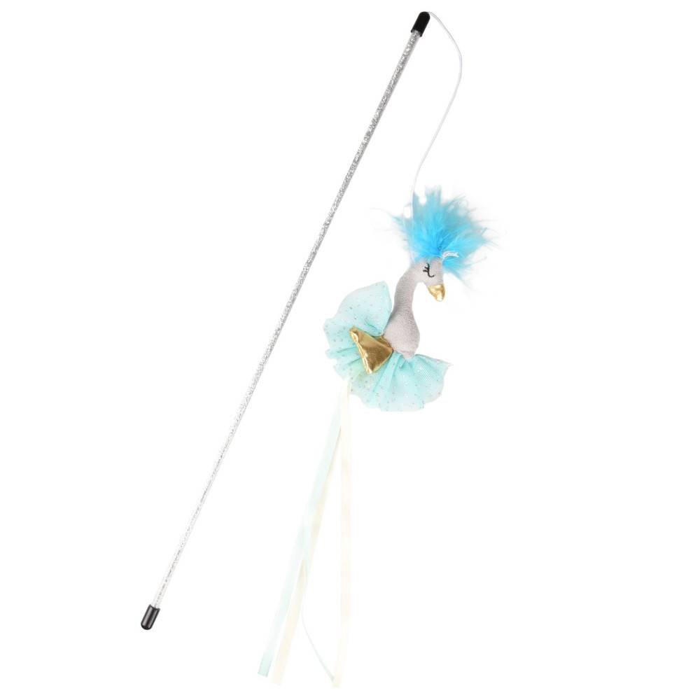 Flamingo - Canne à pêche  Barbarina bleu 45 cm. jouet pour chat. - Image 1