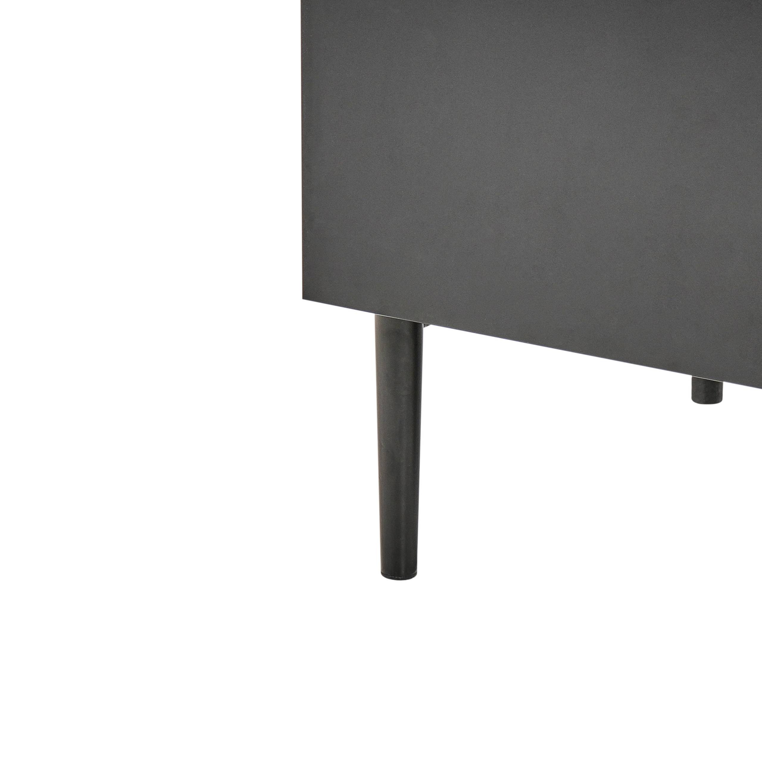 Beliani - Commode MDF Noir BLYTHE - 80x40x95- Beliani - Image 8