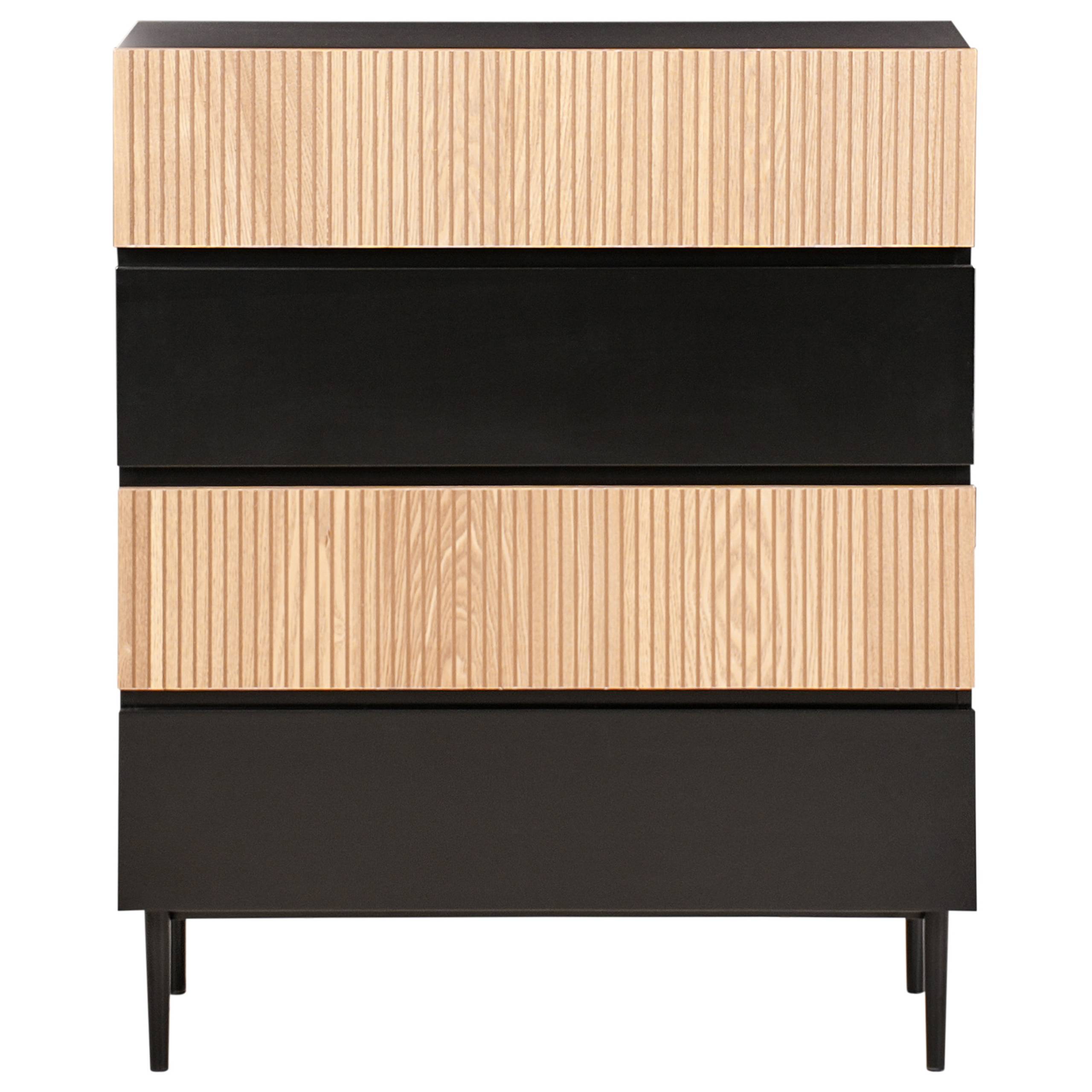 Beliani - Commode MDF Noir BLYTHE - 80x40x95- Beliani - Image 5