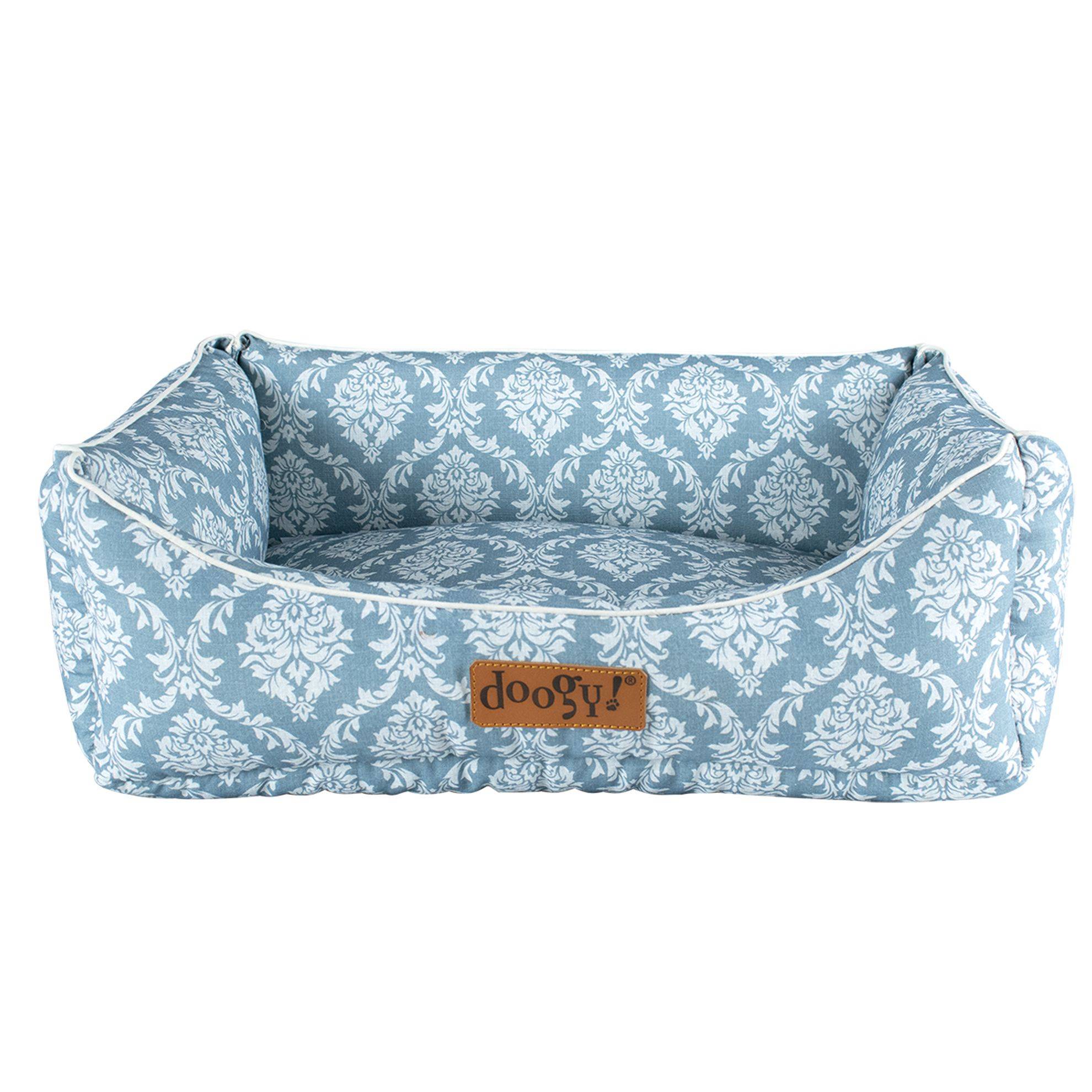 Sofa baroque chic 65cm gris DOOGY