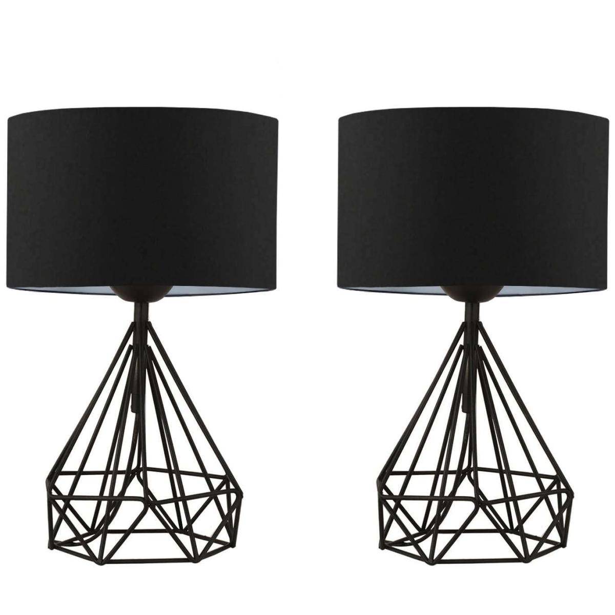 Hanah Home - Lampe à poser en métal Loc (Lot de 2) - Image 1