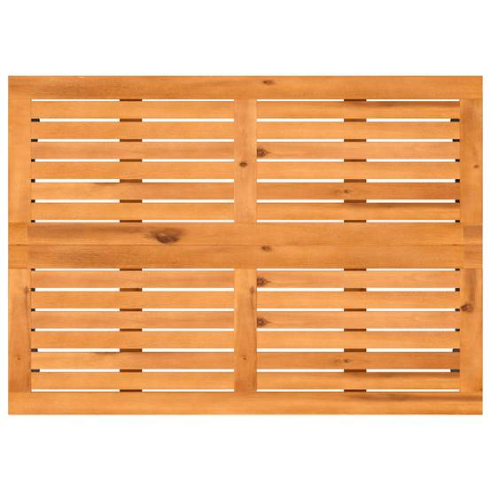 PANGIVO - Table de jardin avec dessus en bois d'acacia noir 105 x 75 x 72 cm - PANGIVO - Image 8