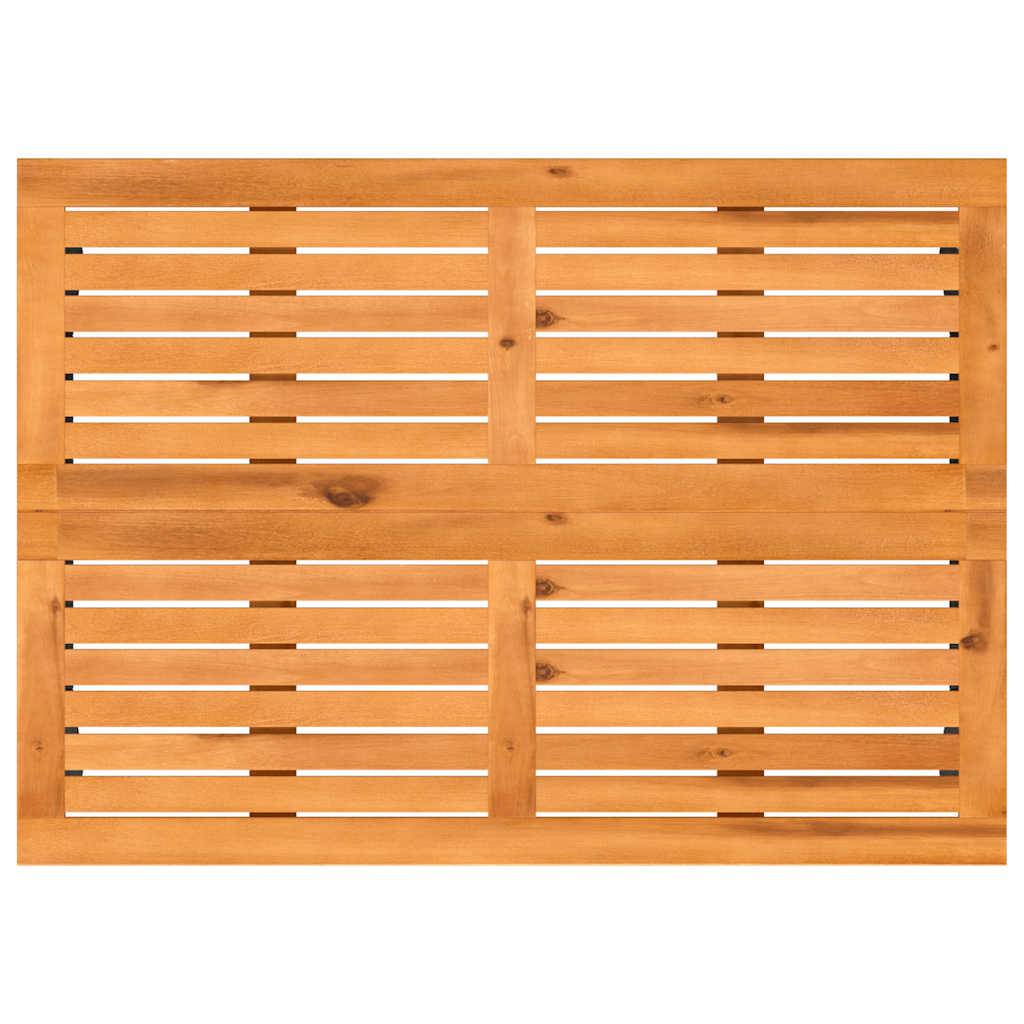 PANGIVO - Table de jardin avec dessus en bois d'acacia noir 105 x 75 x 72 cm - PANGIVO - Image 8