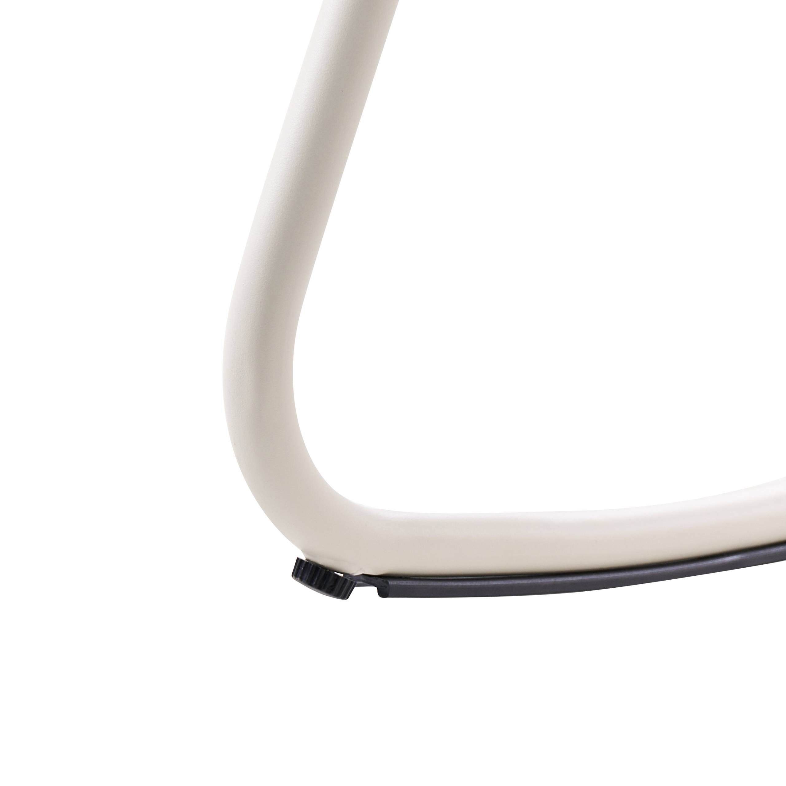 Chaise à bascule Aluminium Blanc cassé TURI - Beliani - Image 5